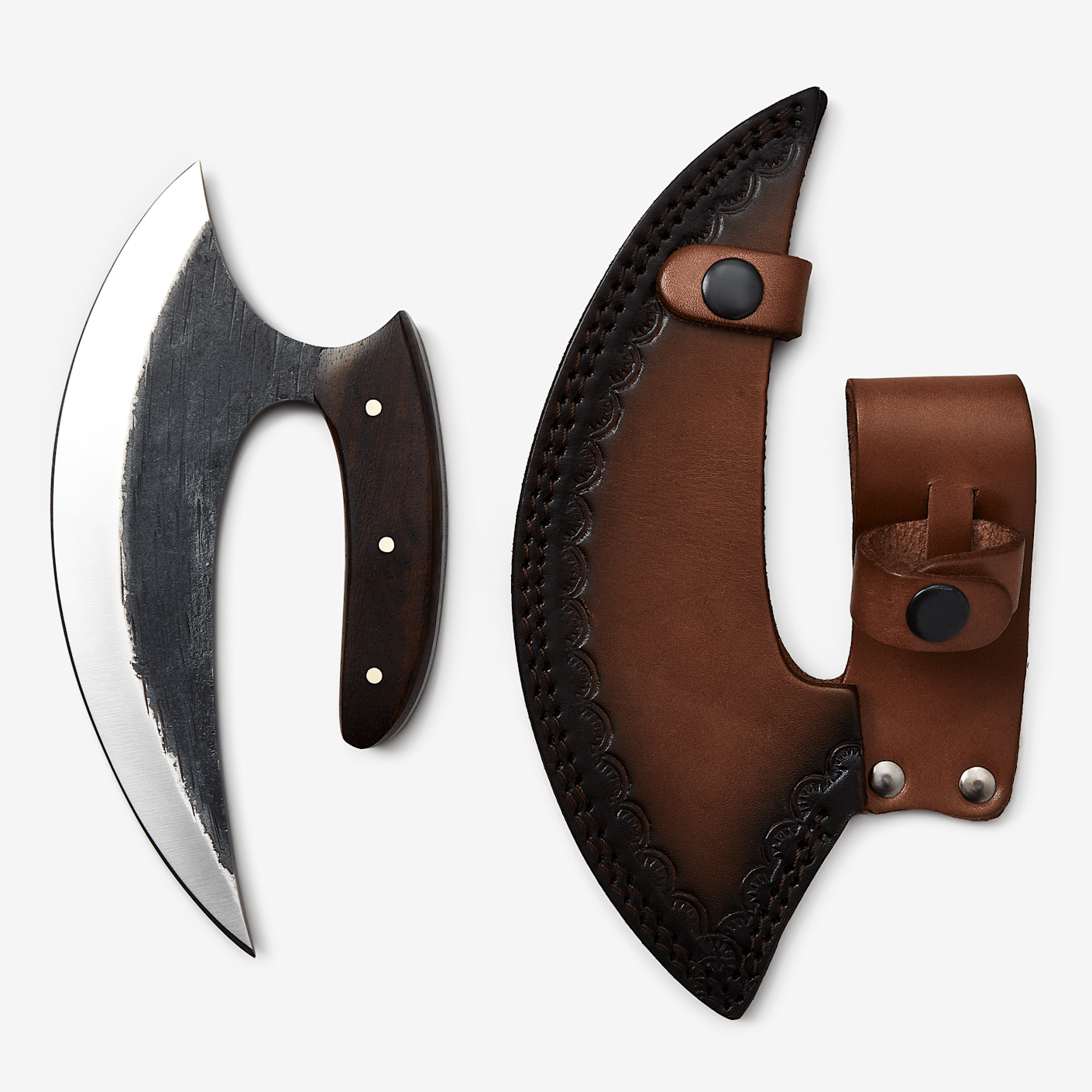 Black Knives Rosewood Carbon Steel Ulu Knife Bespoke Post